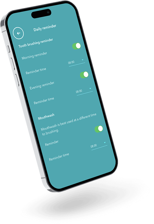Screenshot of reminders feature